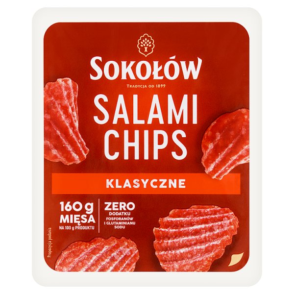 Sokołów Salami chips klasyczne 60 g
