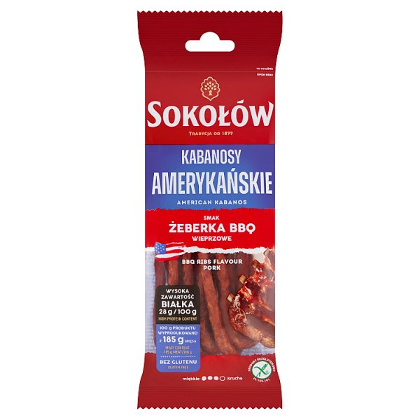 Sokołów Kabanosy amerykańskie 100 g