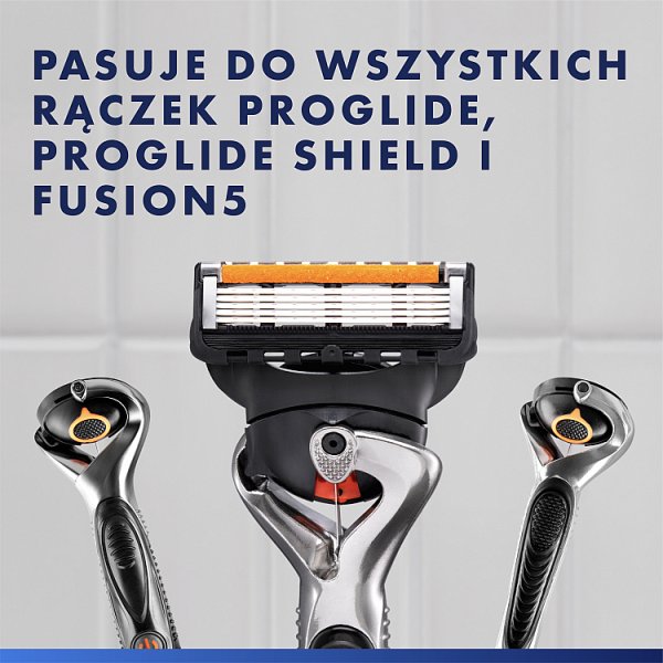 Gillette ProGlide Wkłady wymienne z 5 ostrzami i precyzyjnym trymerem