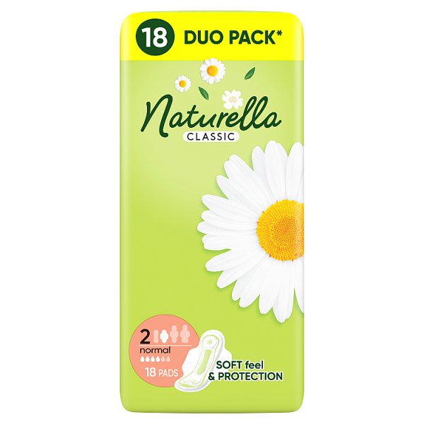 Naturella Classic Normal rozmiar 2 Podpaski ze skrzydełkami, × 18