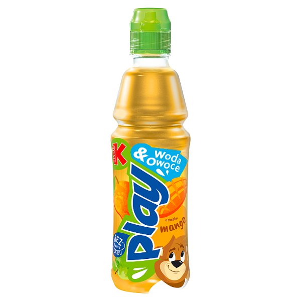 Kubuś Play Woda &amp; Owoce Napój owocowy o smaku mango 400 ml