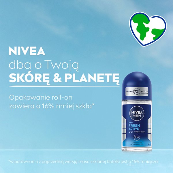 Nivea MEN Fresh Active Antyperspirant roll-on 50ml