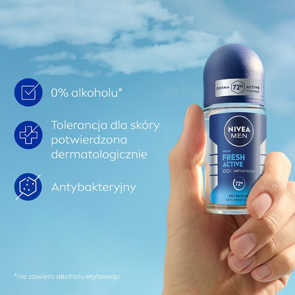 Nivea MEN Fresh Active Antyperspirant roll-on 50ml