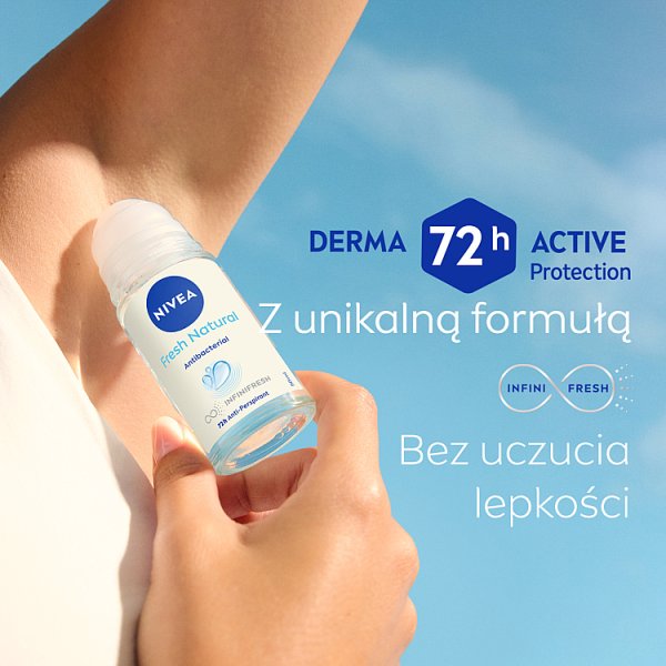 Nivea Fresh Natural Antyperspirant Roll ON 50 ml