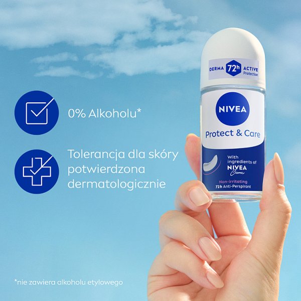 Nivea Protect &amp; Care Antyperspirant Roll ON 50 ml