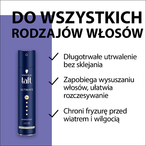 Taft Ultimate Lakier do włosów 250 ml