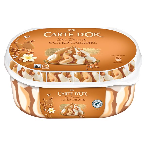 Carte D&#039;Or Les Desserts Lody karmelowe i lody waniliowe 825 ml