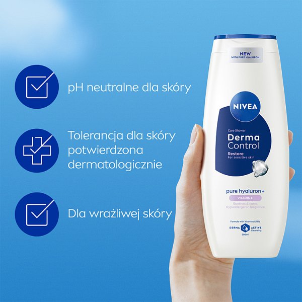 Nivea Derma Control Restore Żel pod prysznic 500ml