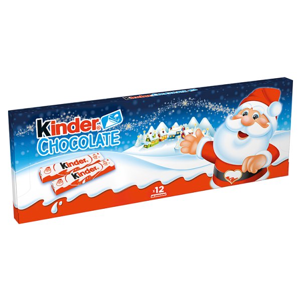 Kinder Chocolate Batonik z mlecznej czekolady z nadzieniem mlecznym 150 g (12 sztuk)