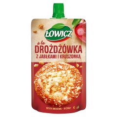 Łowicz Deser owocowo-ryżowy a'la drożdżówka z jabłkami i kruszonką 100 g