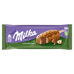 Milka Lody orzechowe z sosem z czekoladą mleczną i pastą z orzechów laskowych 90 ml