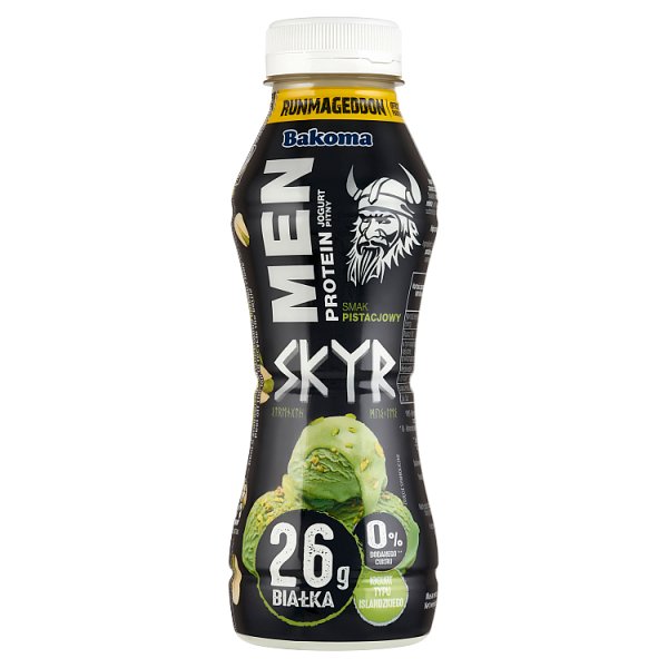 Bakoma Men Jogurt pitny skyr smak pistacjowy 300 g