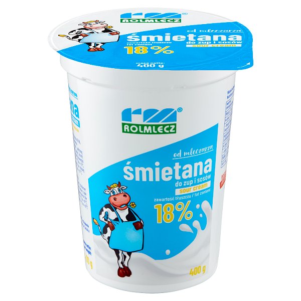 Rolmlecz Śmietana 18% 400 g