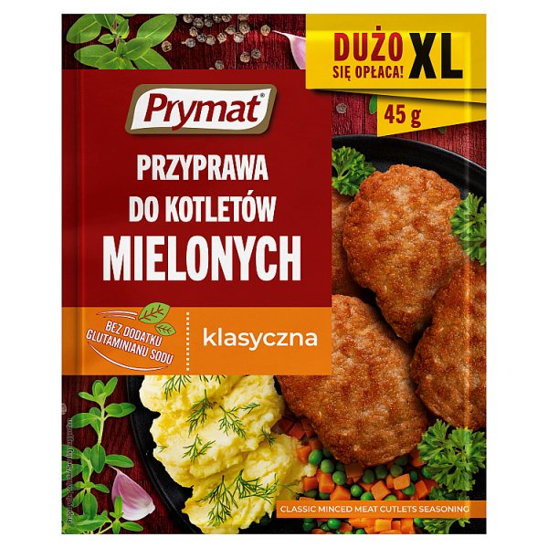 Prymat Przyprawa do kotletów mielonych klasyczna 45 g