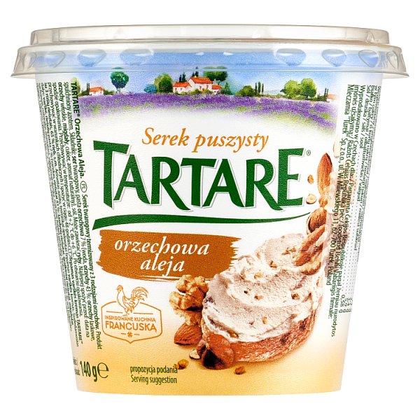 Tartare Serek puszysty orzechowa aleja 140 g