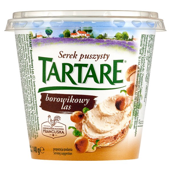 Tartare Serek puszysty borowikowy las 140 g