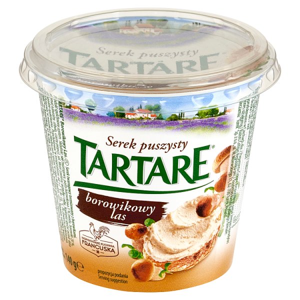 Tartare Serek puszysty borowikowy las 140 g