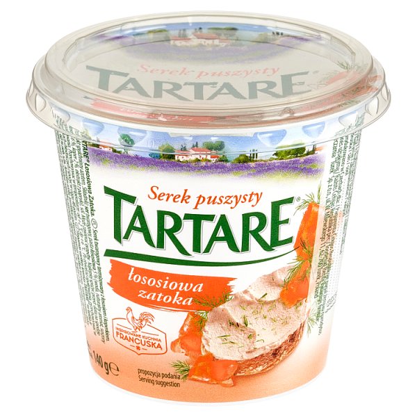 Tartare Serek puszysty łososiowa zatoka 140 g
