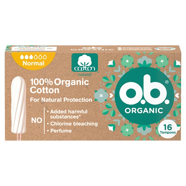 O.B. Organic Normal Tampony 16 sztuk