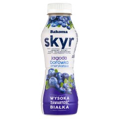 Bakoma Skyr jogurt pitny typu islandzkiego jagoda borówka amerykańska 300 g