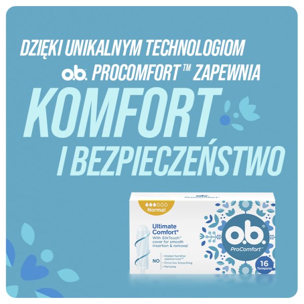 O.B. ProComfort Normal Tampony 8 sztuk