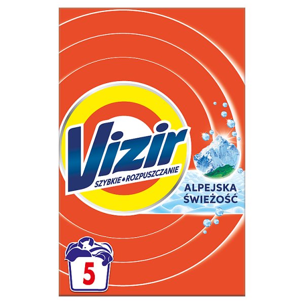 Vizir Proszek do prania Alpine Fresh, 5 prań