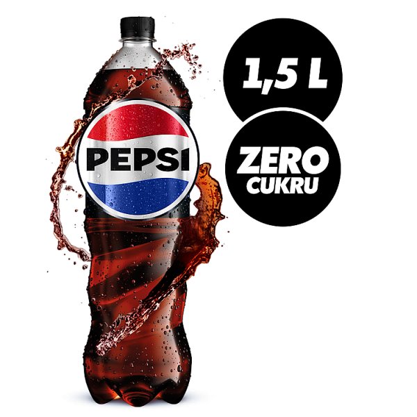 Pepsi-Cola Zero cukru Napój gazowany o smaku cola 1,5 l