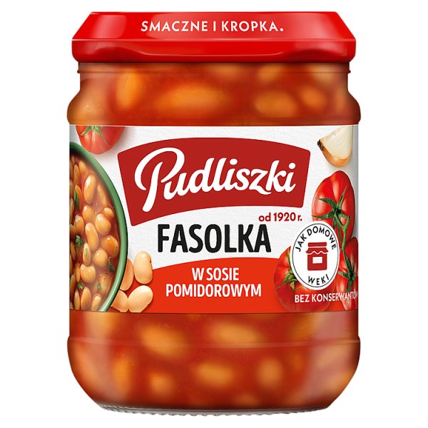 Pudliszki Fasolka w sosie pomidorowym 450 g