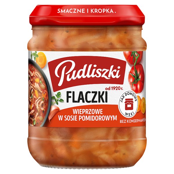Pudliszki Flaczki wieprzowe w sosie pomidorowym 450 g