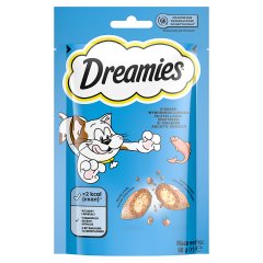 Dreamies Karma uzupełniająca dla dorosłych kotów i kociąt o smaku wybornego łososia 60 g