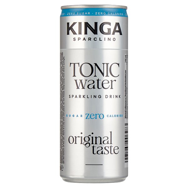 Kinga Sparclino Zero Gazowany napój bezalkoholowy o smaku toniku 250 ml