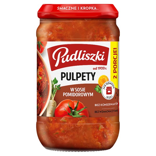 Pudliszki Pulpety w sosie pomidorowym 590 g