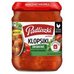 Pudliszki Klopsiki drobiowe w sosie włoskim 440 g