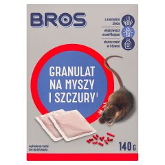 Bros Granulat na myszy i szczury 140 g