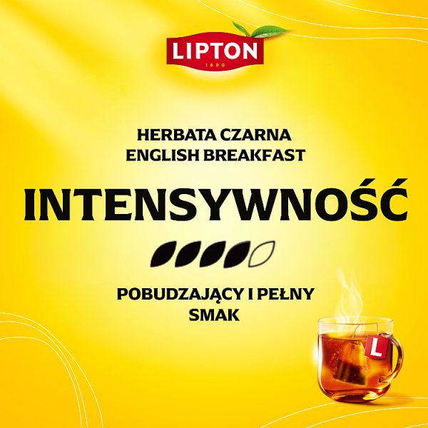 Lipton English Breakfast Herbata czarna 100 g (50 torebek)