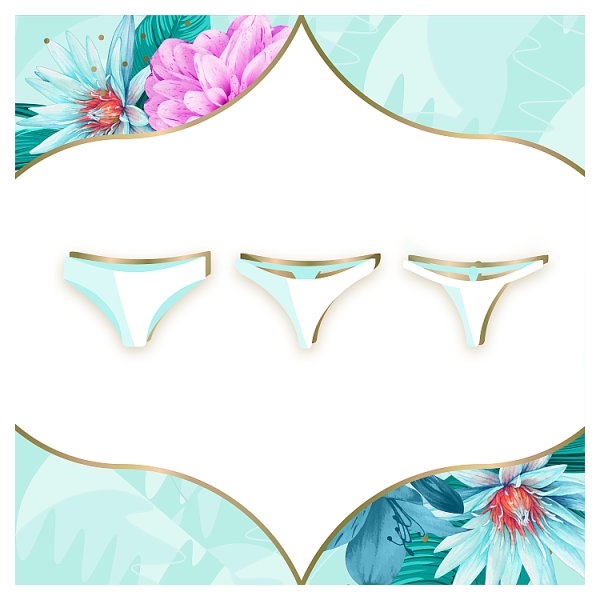 Wkładki higieniczne Discreet Oddychający materiał Multiform Waterlilly