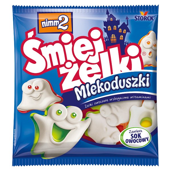 nimm2 Śmiejżelki Mlekoduszki Żelki owocowe wzbogacone witaminami 90 g