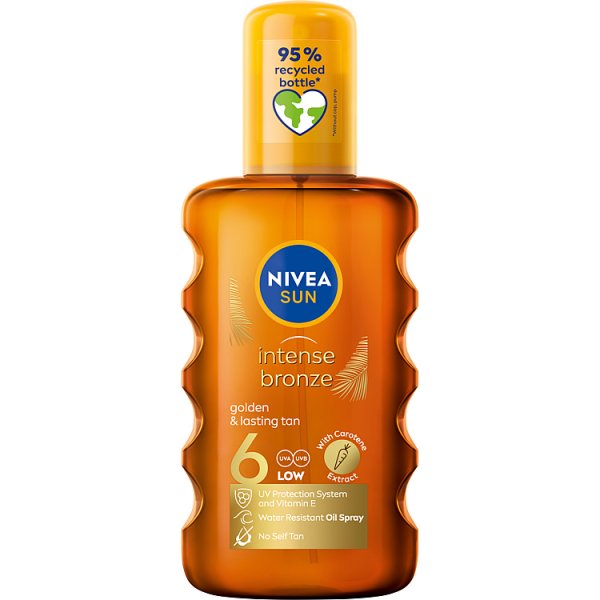 Nivea SUN Karotenowy olejek do opalania Intense Bronze spray SPF 6