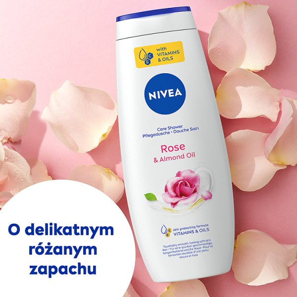 Nivea Rose &amp; Almond OIL ŻEL POD Prysznic 500 ml