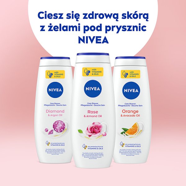 Nivea Rose &amp; Almond OIL ŻEL POD Prysznic 500 ml