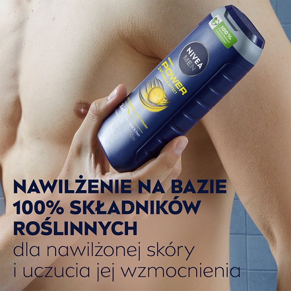 Nivea MEN Power 24H Fresh Effect Żel pod prysznic dla mężczyzn 500 ml
