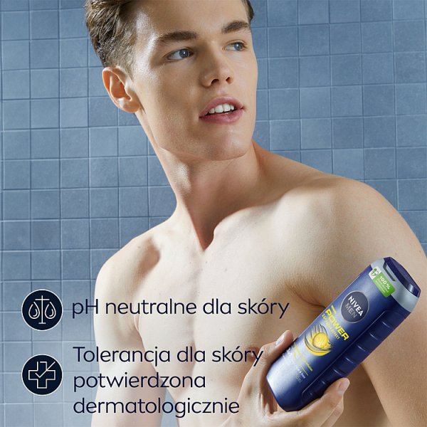 Nivea MEN Power 24H Fresh Effect Żel pod prysznic dla mężczyzn 500 ml