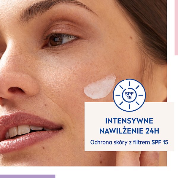 Nivea 24h Nawilżenia Odżywczy krem na dzień cera sucha i wrażliwa 50 ml