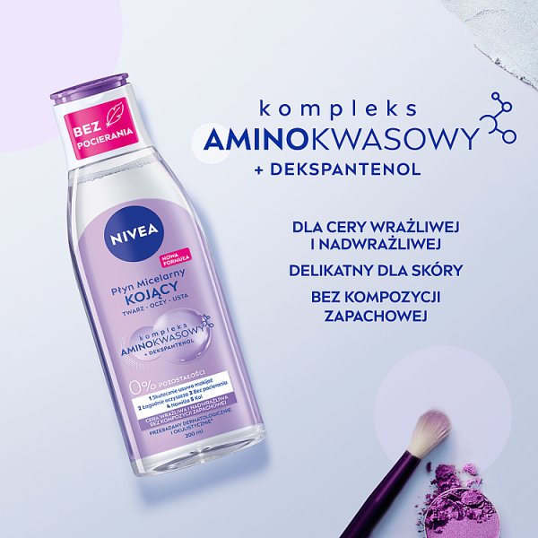 Nivea Kojący Płyn Micelarny do cery wrażliwej i nadwrażliwej 200 ml