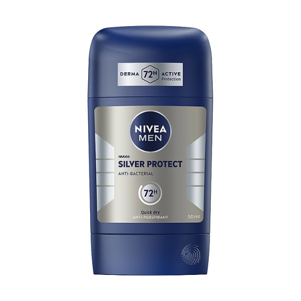 Nivea MEN Silver Protect Antybakteryjny Antyperspirant w sztyfcie 50 ml
