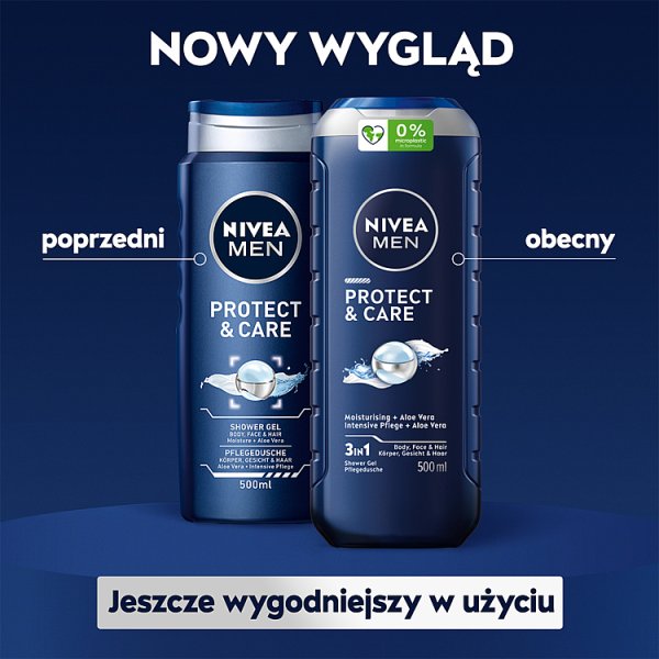 Nivea MEN Protect &amp; Care ŻEL POD Prysznic 500 ml