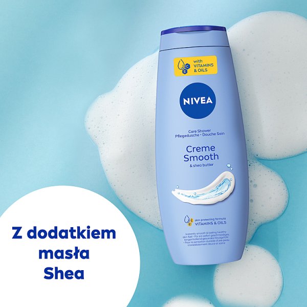 Nivea Creme Smooth Kremowy żel pod prysznic 500 ml