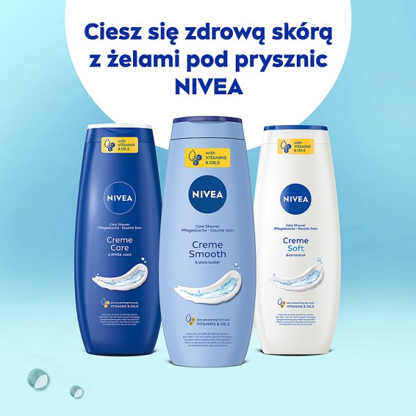 Nivea Creme Smooth Kremowy żel pod prysznic 500 ml