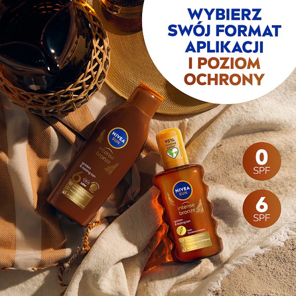 Nivea SUN Karotenowy balsam do opalania Intense bronze SPF 6 200ml