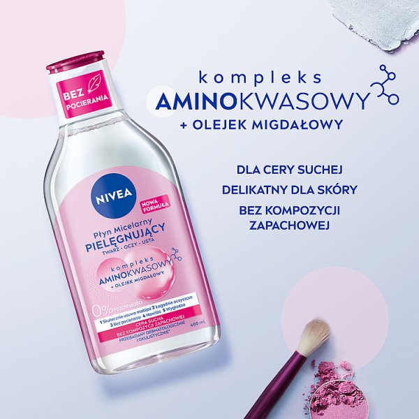 Nivea Pielęgnacyjny Płyn Micelarny do cery suchej 400 ml